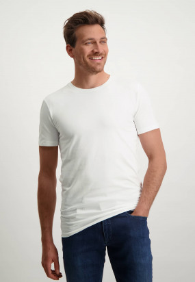 T-shirt-encolure-ronde-blanc