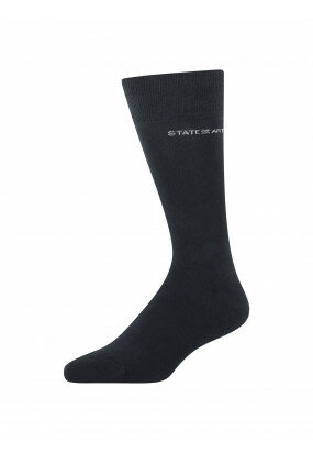Effen-sokken-van-een-katoenmix---donkerblauw-uni