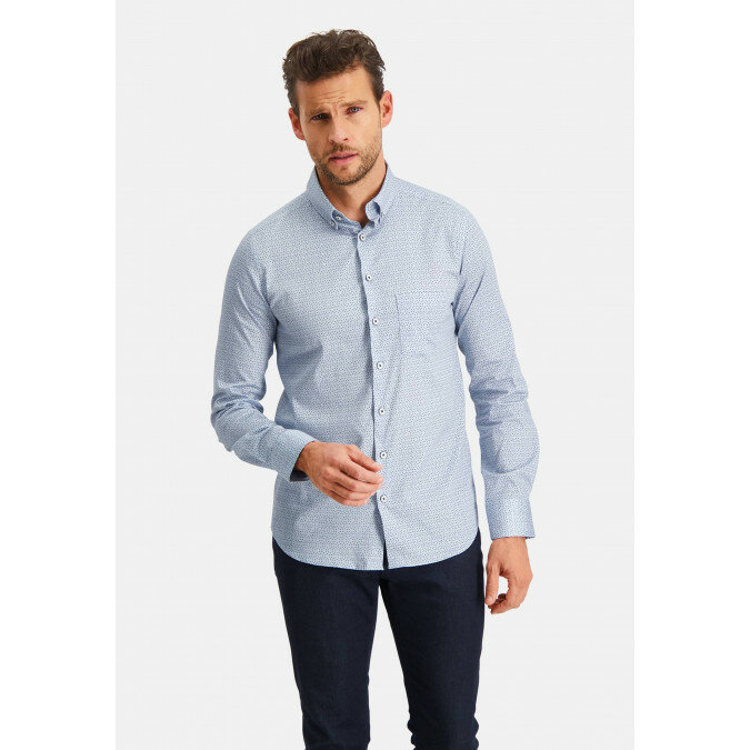 Modern-Classics-chemise-à-poche-poitrine